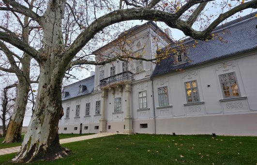 Alföldi kék a geszti kastélyban